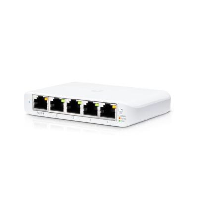 8. Ubiquiti Networks UniFi switch zarządzalny Flex Mini (5-pack) Gigabit Ethernet (10/100/1000) Obsługa PoE Biały