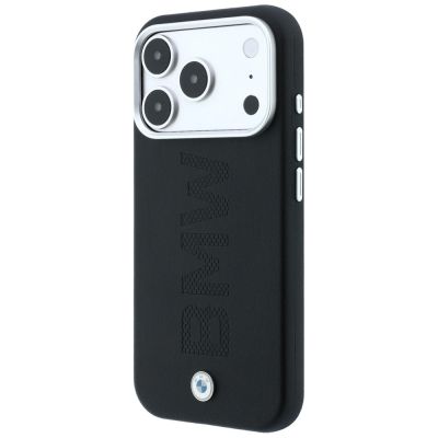 2. Etui BMW Sign Centered Deboss MagSafe na iPhone 17 Pro Max / 18 Pro Max - czarne