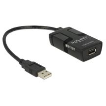 DeLOCK 62588 kabel USB 0,15 m USB A Czarny