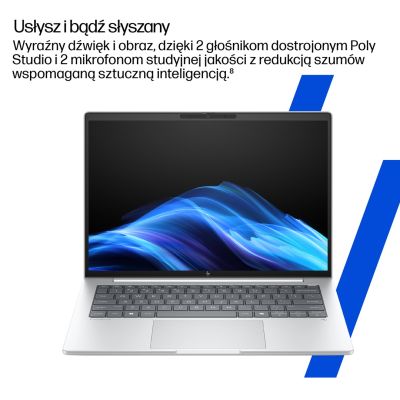 11. HP EliteBook 8 G1i Next Gen AI PC Copilot+ PC Intel Core Ultra 5 228V Laptop 35,6 cm (14") WUXGA 32 GB LPDDR5x-SDRAM 512 GB SSD Wi-Fi 7 (802.11be) Windows 11 Pro Srebrny