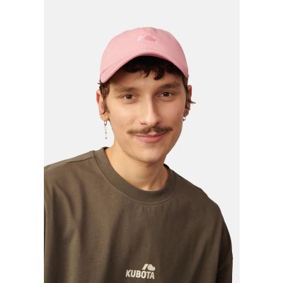 9. Kubota czapka z daszkiem różowa K25SS-501-001-28-1