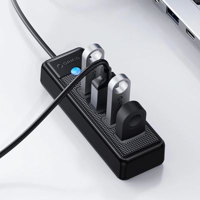 5. Hub Orico PW4U-U3 USB-A / 4x USB-A 3.0 - czarny