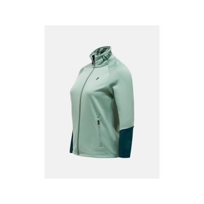 3. Bluza damska PEAK PERFORMANCE W Rider Essentials Midlayer Zip Jacket kolor zielony