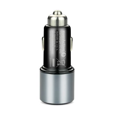 6. EVERACTIVE ŁADOWARKA SAMOCHODOWA 1 X USB QC3.0, 1 X USB-C PD 83W CZARNA CC-60Q