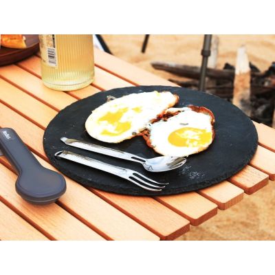 10. Sztućce turystyczne tytanowe niezbędnik - łyżka + widelec - NexTool NE20133