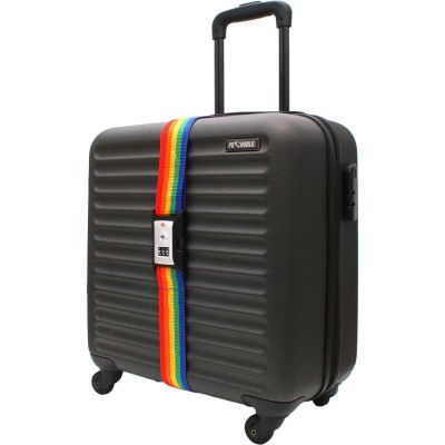 22. UNIWERSALNY PAS ZABEZPIECZAJĄCY DO WALIZKI SPINAJĄCY 180x5CM NA SZYFR PROWORLD MULTIKOLOR