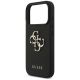 6. Etui Guess Grained Big 4G & Classic Logo na iPhone 17 Pro - czarne