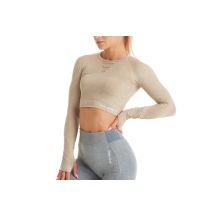 GymHero Longsleeve LONG-SAND Beżowe M/L