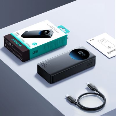 15. Powerbank Joyroom JR-PBF02 Pro 20000 mAh 45 W z wyświetlaczem cyfrowym 2x USB-A 2x USB-C - czarny