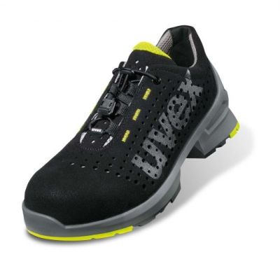 Buty ochronne Uvex 85438 r.43 Podeszwa PUR W11, Czarny, Limonka