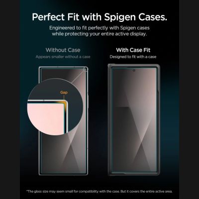13. Szkło hartowane Spigen Glas.tR EZ Fit Pro HD Privacy 2-Pack prywatyzujące na Samsung Galaxy Z Fold 7 / 8 Ultra