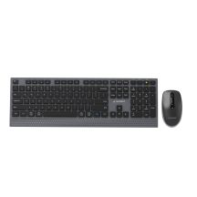 GEMBIRD BEZPRZEWODOWY ZESTAW KLAWIATURY + MYSZ DUAL MODE, 2.4 GHZ + BT, SLIM, UKŁAD US, KOLOR CZARNY