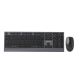 GEMBIRD BEZPRZEWODOWY ZESTAW KLAWIATURY + MYSZ DUAL MODE, 2.4 GHZ + BT, SLIM, UKŁAD US, KOLOR CZARNY