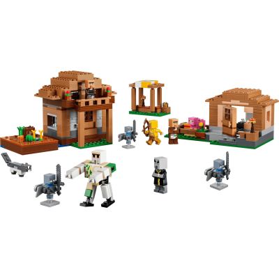 3. LEGO Minecraft 21596 - Najazd przywoływaczy na wioskę