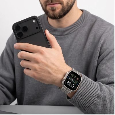 5. Bransoleta Tech-Protect Stainless na Apple Watch 44 / 45 / 46 / 49 mm - srebrna