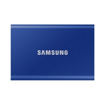 25. Dysk zewnętrzny SSD Samsung T7 (1TB; USB 3.2; niebieski; MU-PC1T0H/WW)