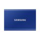 25. Dysk zewnętrzny SSD Samsung T7 (1TB; USB 3.2; niebieski; MU-PC1T0H/WW)