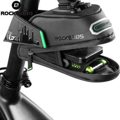 7. Torba rowerowa Rockbros C27-1 pod siodełko - czarna
