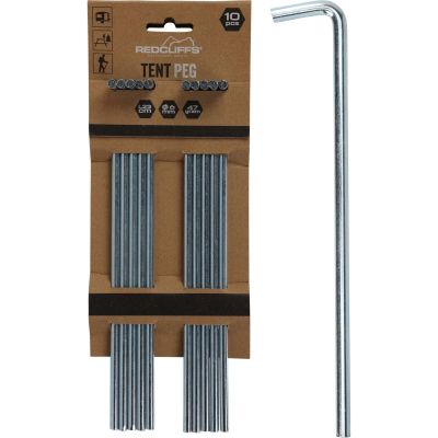 10. ŚLEDZIE DO NAMIOTU 23CM KPL. 10SZT METAL REDCLIFFS