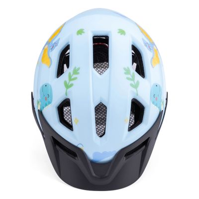 3. Kask rowerowy dziecięcy MTB Wozinsky z odpinanym daszkiem 48-52 cm - jasnoniebieski