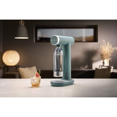 7. Smeg Wassersprudler SKC01EGM, 800ml Flasche, Smaragd Matt