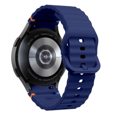 2. Pasek Tech-Protect Silicone Sport na Samsung Galaxy Watch 4 / 5 / 5 Pro / 6 / 7 / FE - niebieski