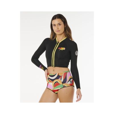 2. Kurtka damska RIP CURL G-Bomb 1.5 Ls Fz Crop Jkt czarna