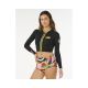 2. Kurtka damska RIP CURL G-Bomb 1.5 Ls Fz Crop Jkt czarna