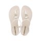 6. Ipanema Sandal Class sandały japonki damskie beżowe ze złotym