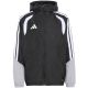 8. Kurtka dla dzieci adidas Tiro 26 Competition All Weather czarna KB0156