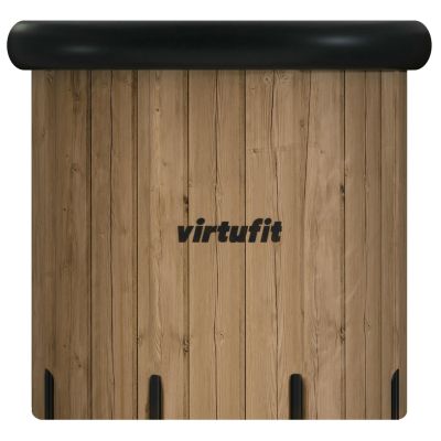 63. VIRTUFIT WANNA LODOWA XXL - 375 LITRÓW - IMITACJA DREWNA - Z AKCESORIAMI