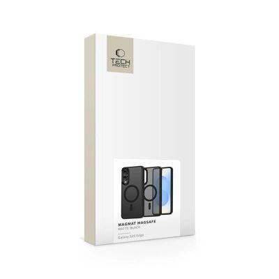 5. Etui Tech-Protect MagMat MagSafe na Samsung Galaxy S25 Edge - czarny mat