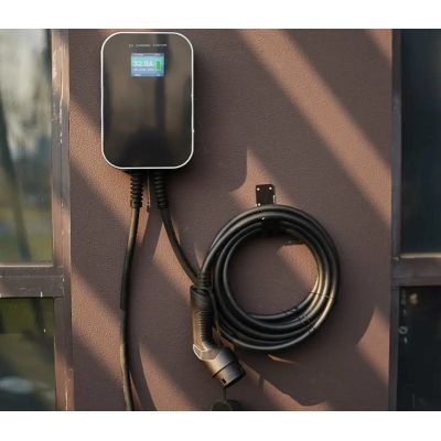 3. Extralink Ładowarka do samochodu elektrycznego BS20-BC-22kW-APP Typ 2 32A 22kW 3 fazy, ekran LCD, aplikacja, 6,1m