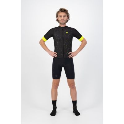 3. Rogelli koszulka męska TERRAZZO czarno-żółta M