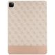 2. Etui Guess 4G Stripe Allover na iPad Pro 12.9" - różowe