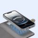 6. Etui skórzane Dux Ducis Lawa na iPhone 16e / 17e z odłączanym portfelem magnetycznym - szare