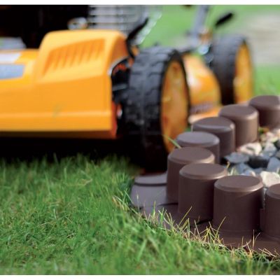 5. PALISADA OGRODOWA OBRZEŻE TRAWNIKOWE 405CM IPAL 7 BRĄZ