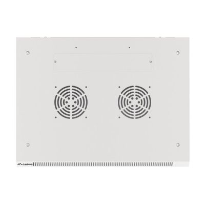 10. Szafa jednosekcyjna Lanberg WF01-6409-10S (9U; 500mm / 600mm / 450 mm; wisząca; Szklane; 19''; kolor szary)