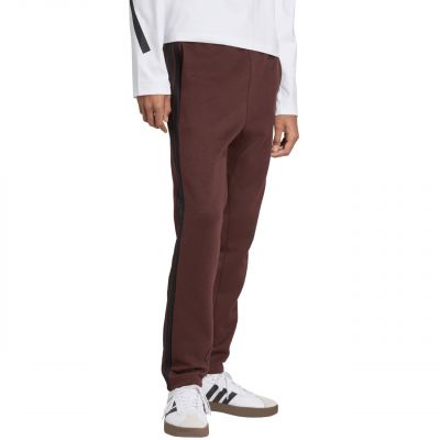 4. Spodnie męskie adidas Essentials 3-Stripes Fleece brązowe JX0713