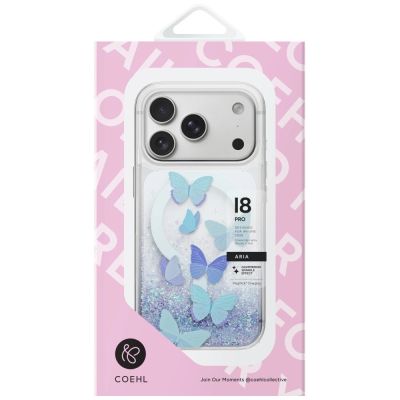 4. Etui UNIQ Coehl Aria Magnetic Charging na iPhone 18 Pro / 17 Pro - niebieskie