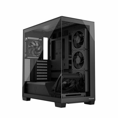 32. MODECOM OBUDOWA VOLCANO STELLAR ARGB MIDI 5F BLACK