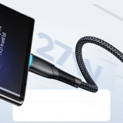 10. Kabel Joyroom Starry Series SA32-AC3 3A USB-A / USB-C 1m - czarny
