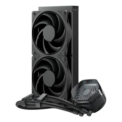 2. Cooler Master MasterLiquid ATMOS Stealth Series Procesor Zestaw do chłodzenia płynami 12 cm Czarny
