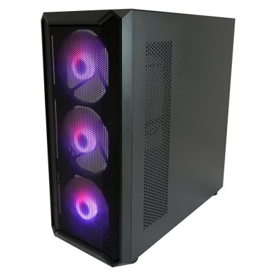 11. LC-Power Gaming 804B - Midi Tower - obudowa PC - ATX - micro ATX - Mini-ITX - Metal - Plastik - Szkło hartowane - 16 cm