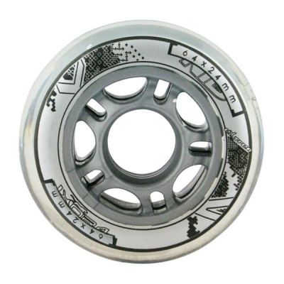17. Kółka Nils Extreme PU 64x24 82A (4 szt.) 