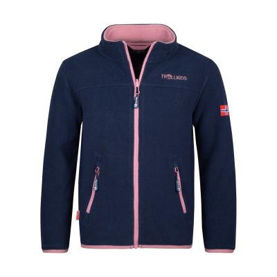 Kurtka polarowa Trollkids Girls Oppdal Jacket XT dla dziewczynki (415-166)