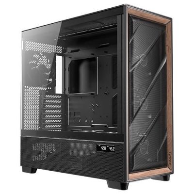 Antec FLUX PRO Full Tower Czarny, Drewno