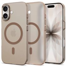 Etui Tech-Protect MagZero MagSafe na iPhone 17 - beżowo-brązowe matowe