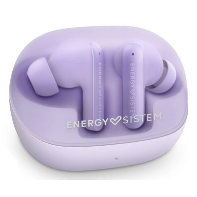 3. Słuchawki bezprzewodowe Energy Sistem True Wireless Earphones Serenity ANC z mikrofonem, Bluetooth, kolor lawendowy, ANC