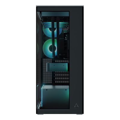 3. Obudowa Arctic Xtender Schwarz Glasfenster ohne GPU mount
